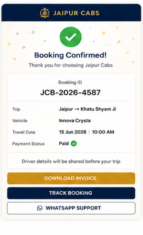 Step 9 - Booking Confirmation